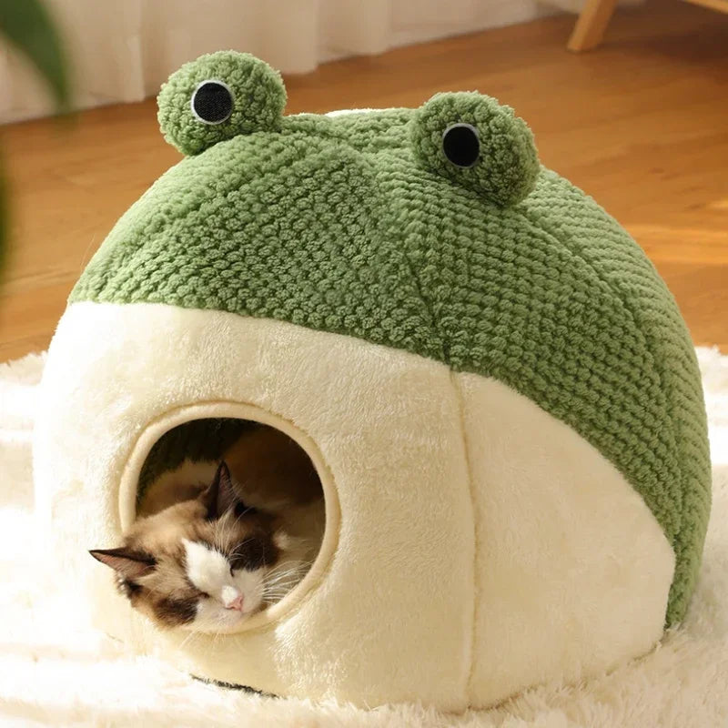 Kuscheliges Frosch-Tierbett