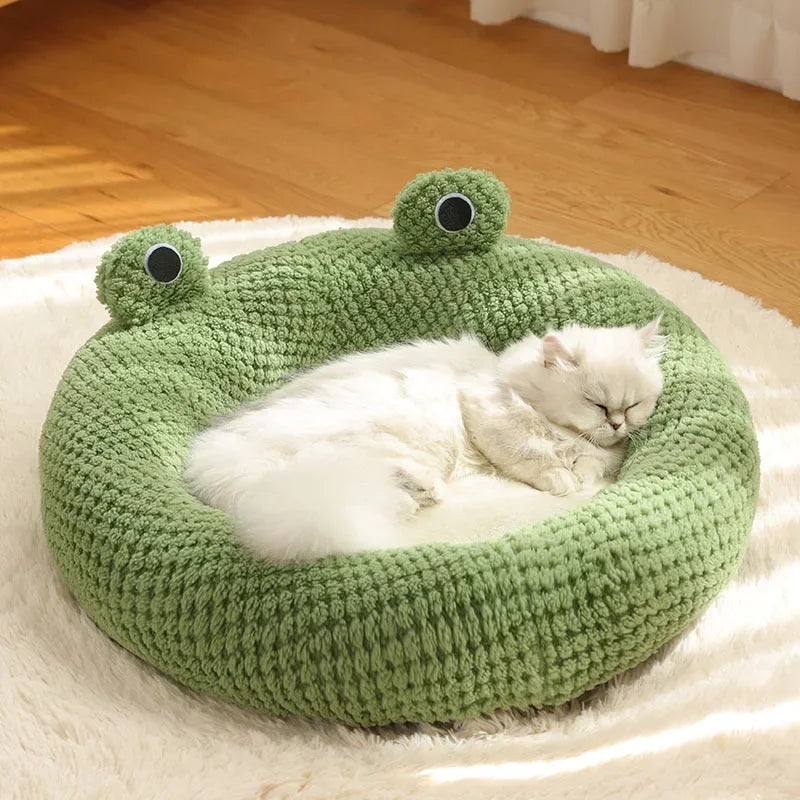 Kuscheliges Frosch-Tierbett