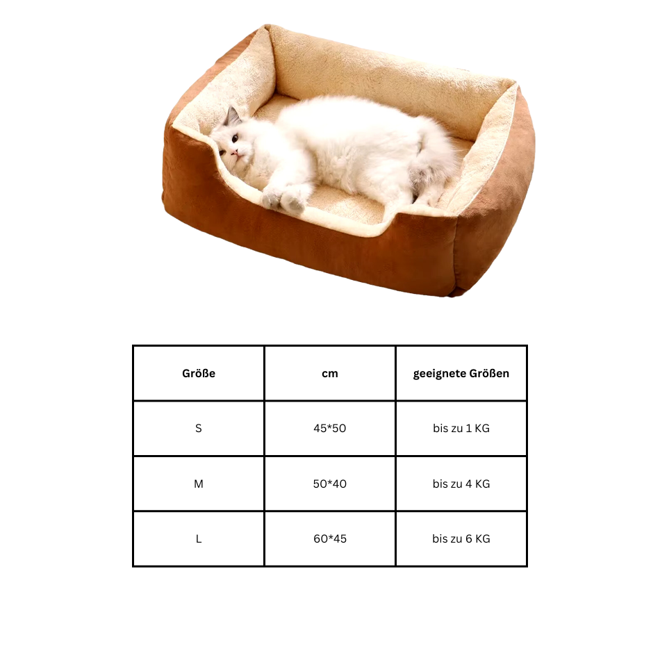 Kuscheliges Tierbett