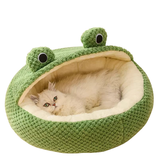 Kuscheliges Frosch-Tierbett