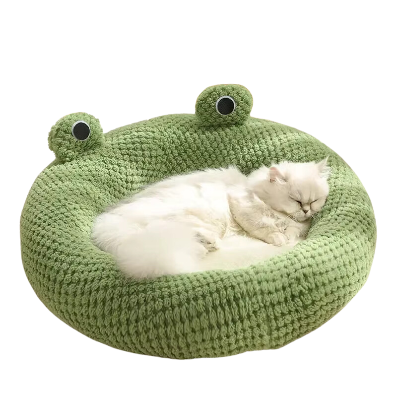 Kuscheliges Frosch-Tierbett