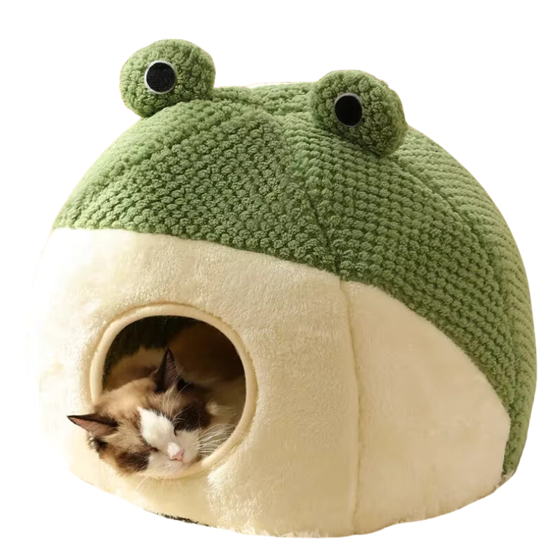 Kuscheliges Frosch-Tierbett